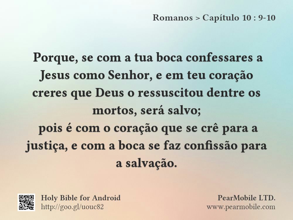 Romanos, Capítulo 10:9-10